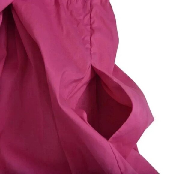 Chico's Poplin Balloon Sleeve Dress Pink Size 12 - Picture 7 of 10